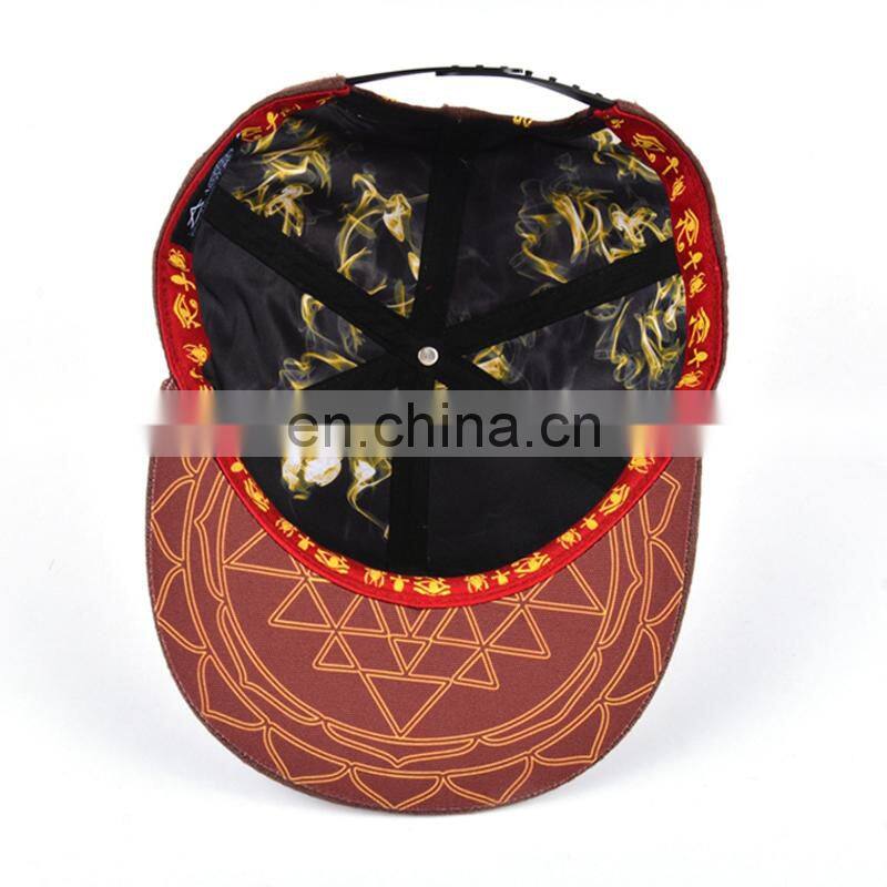 Plastic closure custom embroidery hemp snapback caps