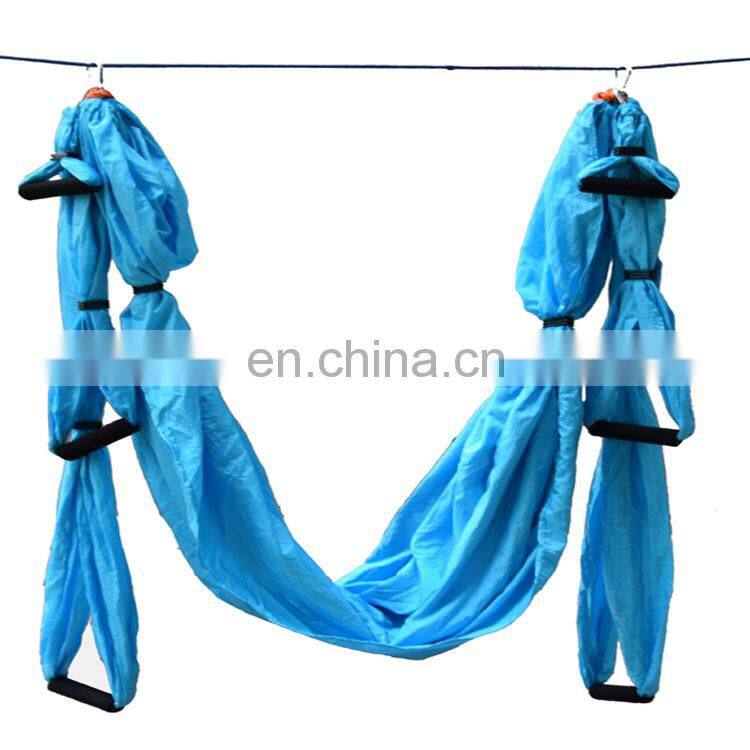 OEM High-Strength Soft 350*100cm yoga sling / Anti-gravity Yoga / Yoga Hammock