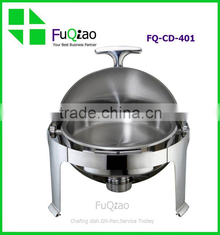 Hot Sale Restaurant & Hotel Supplies Stainless Steel Induction Chafing Dish With Glass Lid