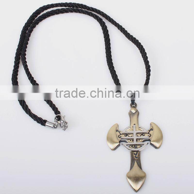 Fashion Titanium steel cross pendant