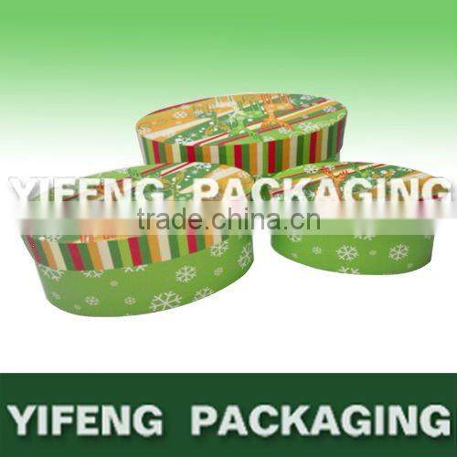 oval Christmas box set
