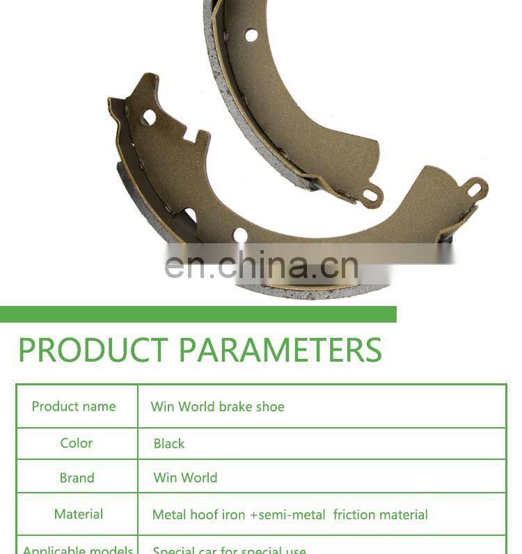 Wholesale Front Wheel car for Corolla/Hijet/Belta K6729 Truck Car Brake Shoe Lining brake shoe