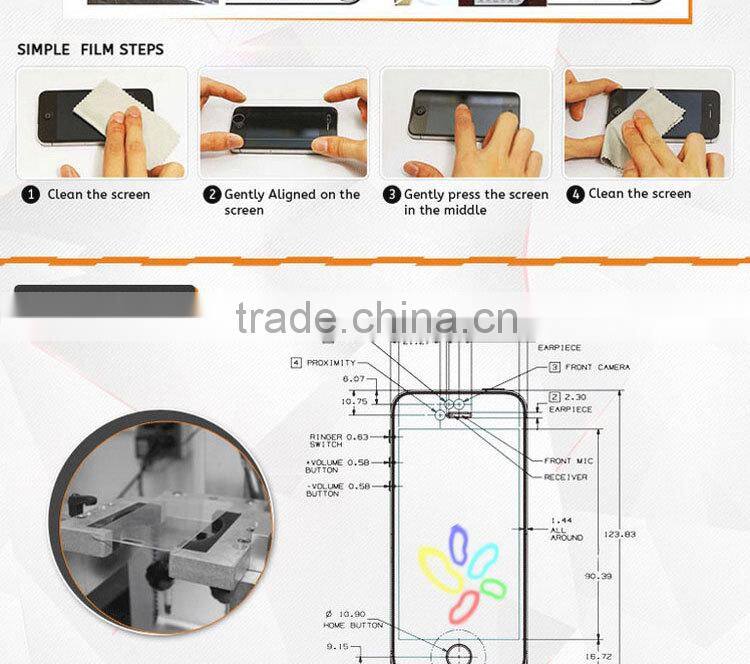 2.5d tempered glass screen protector for iphone 6