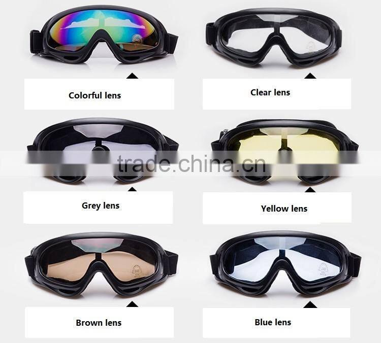 China manufacturer wholesale windproof protective custom motorcycle motocross goggles