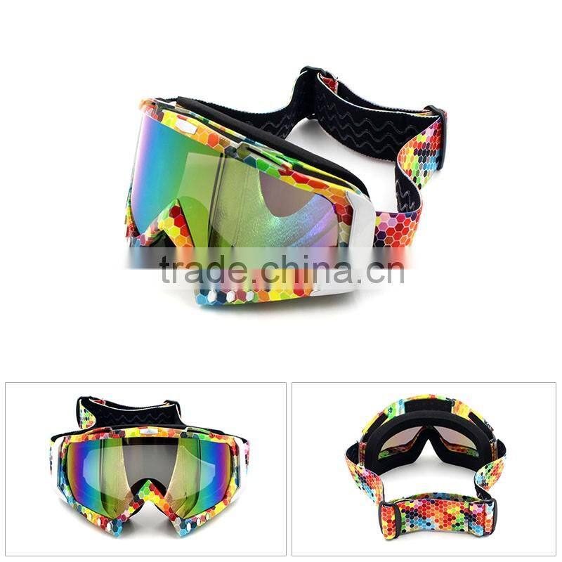 CE EN166 newest high quality protective helmet compatible motocross glasses