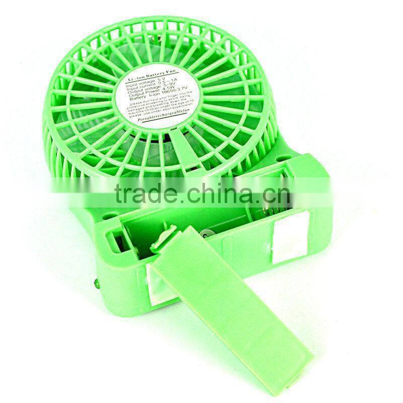 Rechargable Mini USB Fan with Customized LED Message