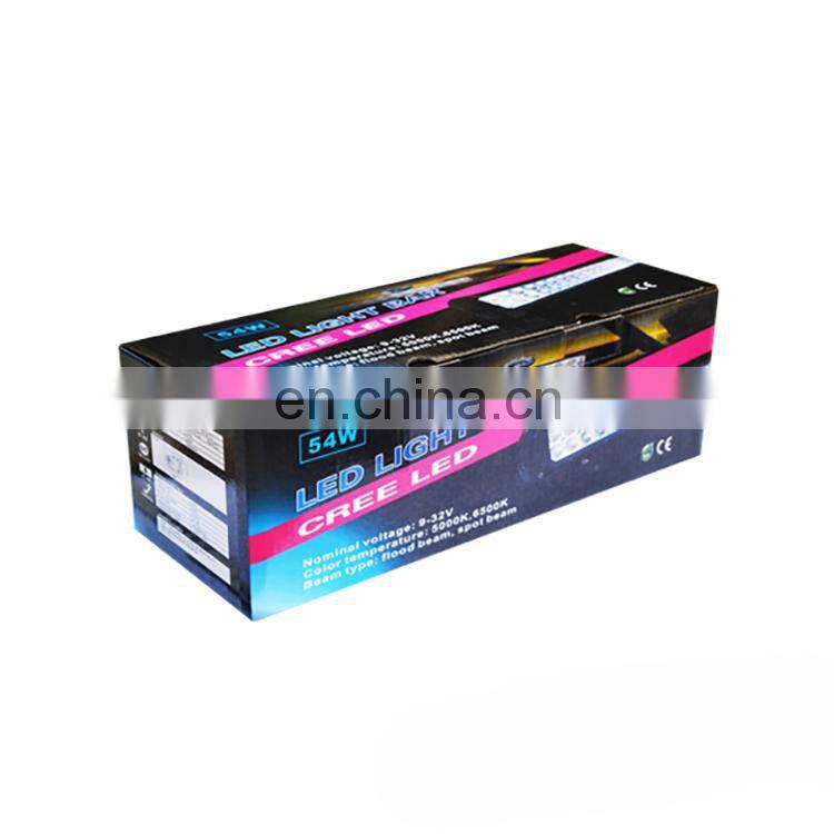 IP67 CE E-mark 12V 24V 12LEDS 54W car led light bar
