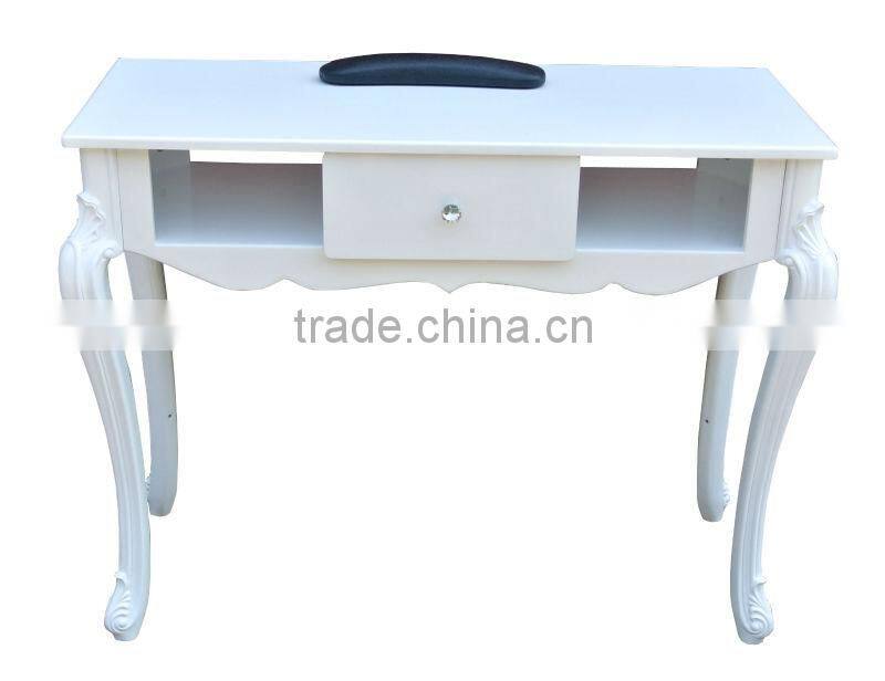 ShiKang Beauty modern white manicure table with exhaust fan