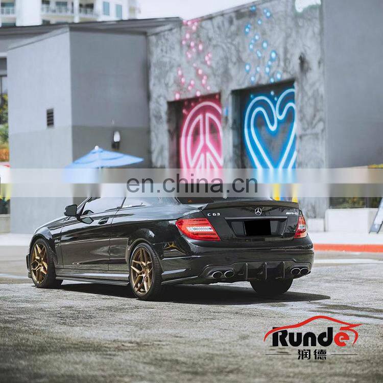 Runde Brilliant Quality Car Modification Body Parts Rear Spoiler For Mercedes-Benz W204 C180 C260 C300 C36 rear spoiler