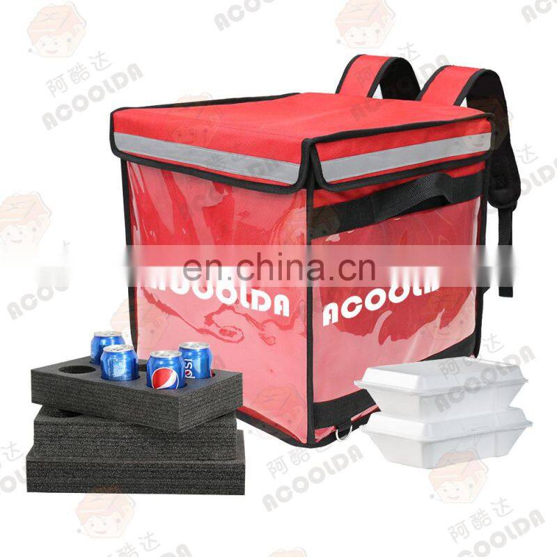 Insulated Food Delivery Backpack Cooler Bag Delivery Bag