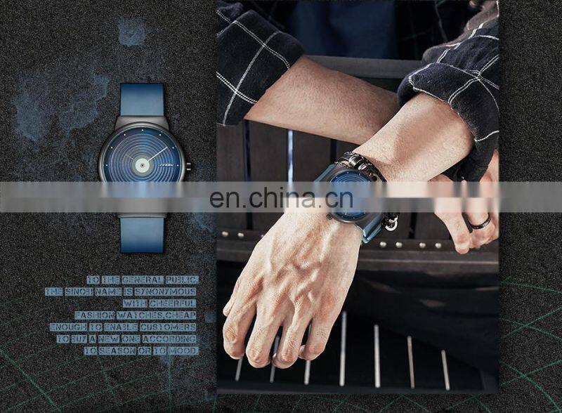 SINOBI Dynamic Orange Dial Watches S9802G Youth Boys Handwatch Simple Dial Design Watch Wrist Dropshipping Watch