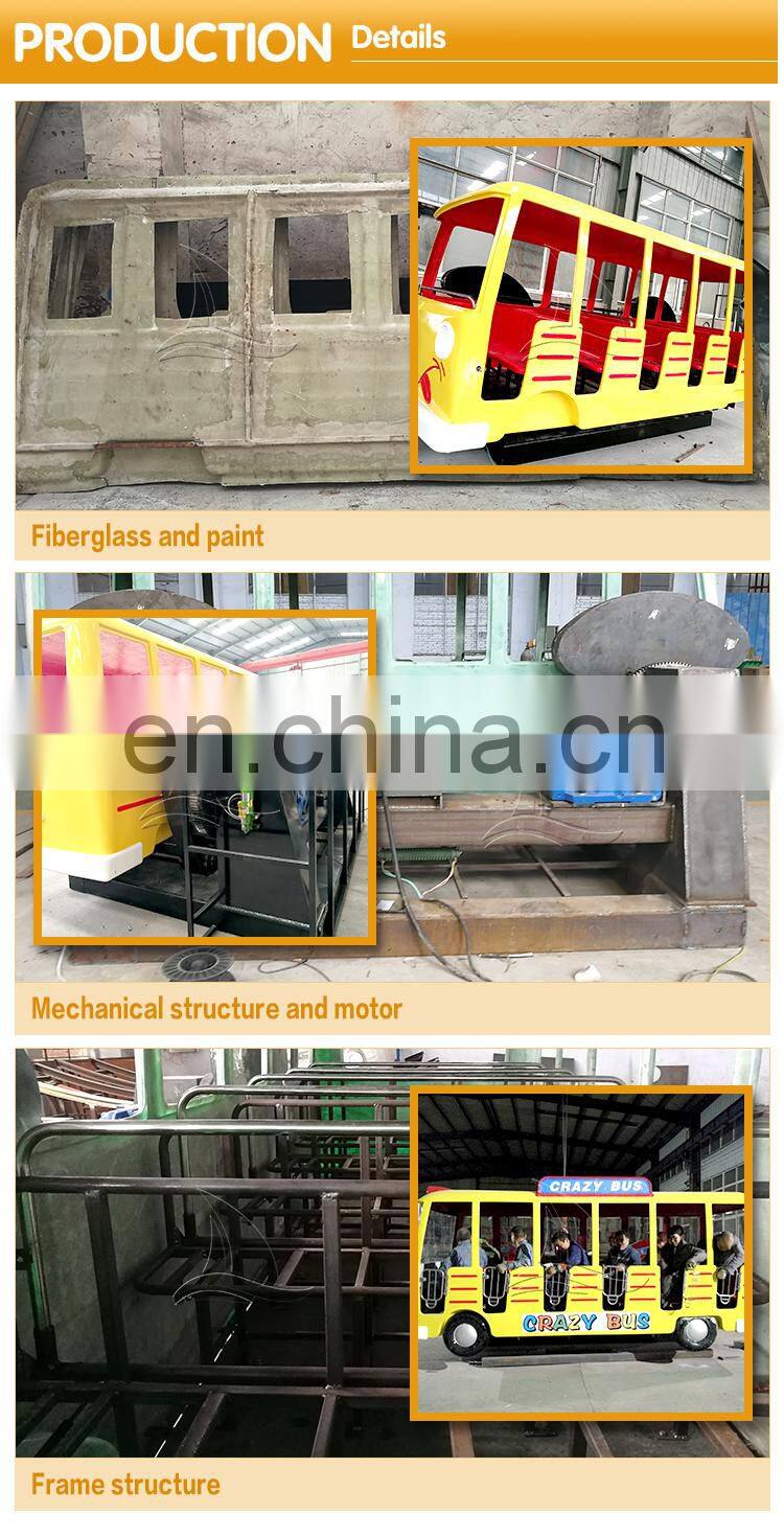 new design popular amusement crazy bus game, super fun thrill miami rides