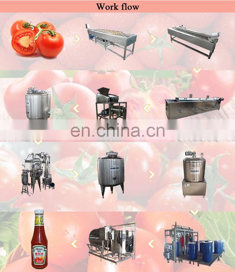 tomato sauce ketchup production processing line sachet paste filling machinery