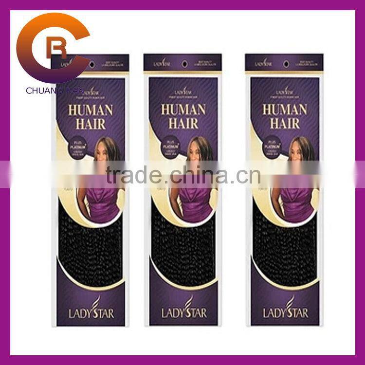 Full printing factory made cheap custom hair extension boxes