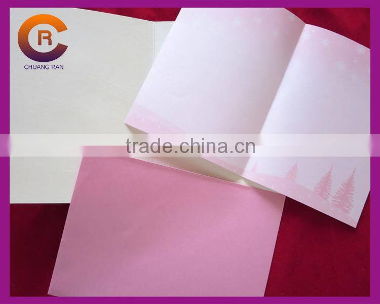 2015 Wholesale Stock New Year Customizable Paper Crafts Marry Christmas Card