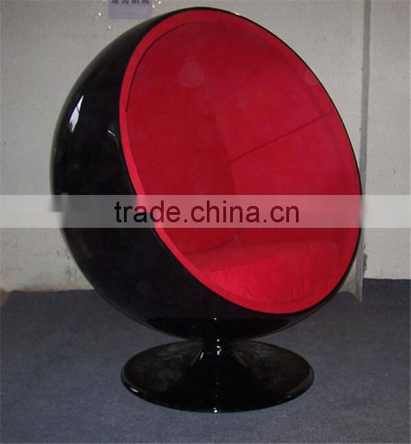 fiberglass ball chair pink/ unique kids chairs