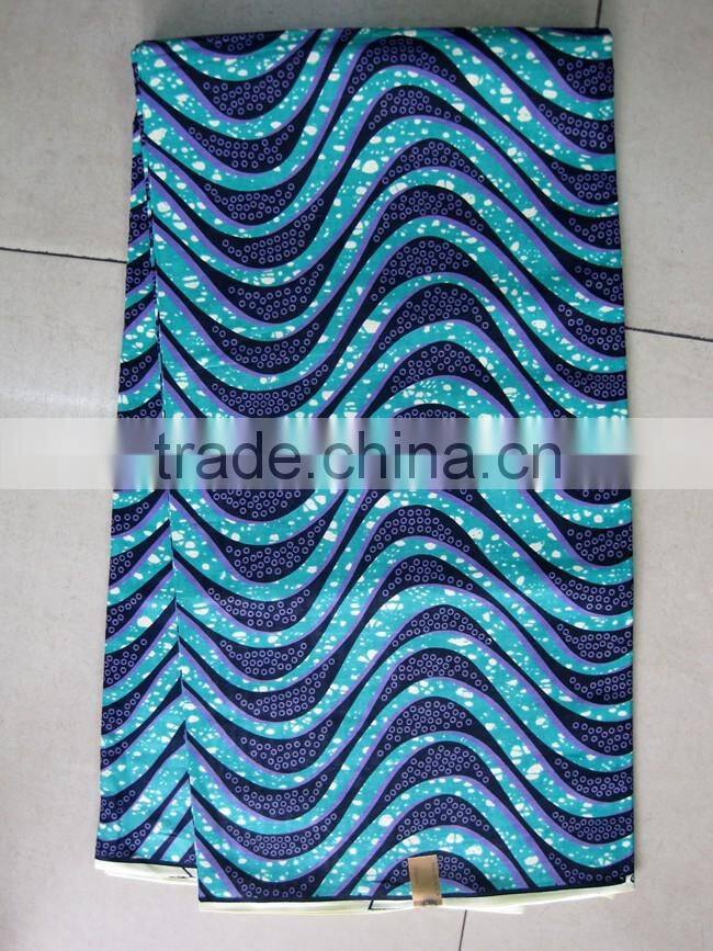 H499100% cotton 6 YARD african wax fabric wholesale