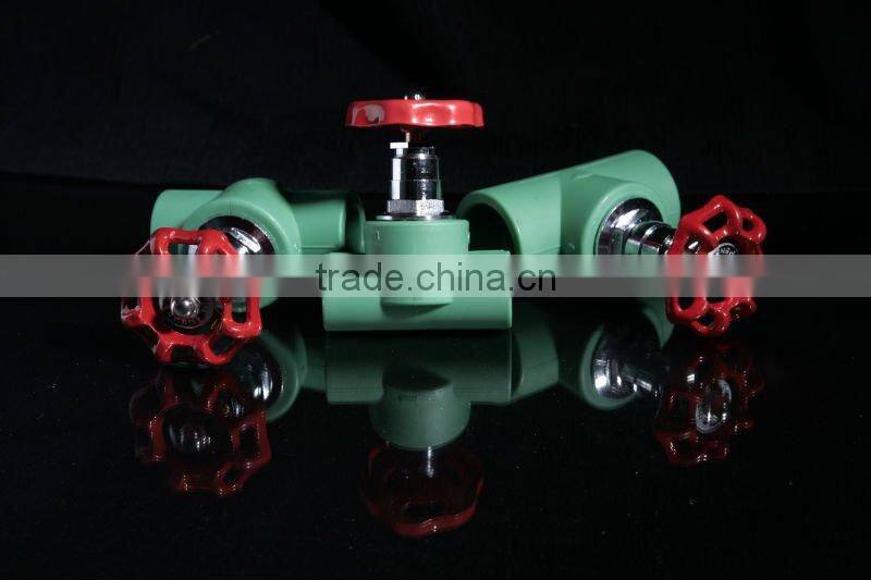Single Union Brass ppr male Straight Ball Valve