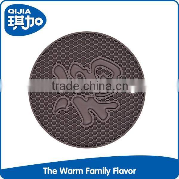 New arrival non-slip silicone durable plate coaster