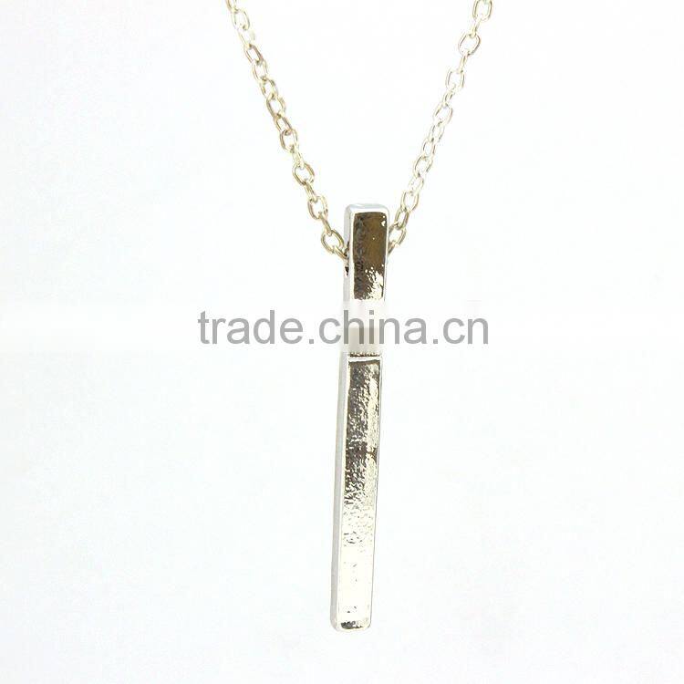 Wholesale Jewelry Silver Alloy Men Women Cross Necklace