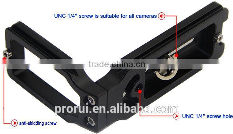 2016 Alibaba recommend Quick Release L Bracket Of Tripod For Camera ball bearing plate