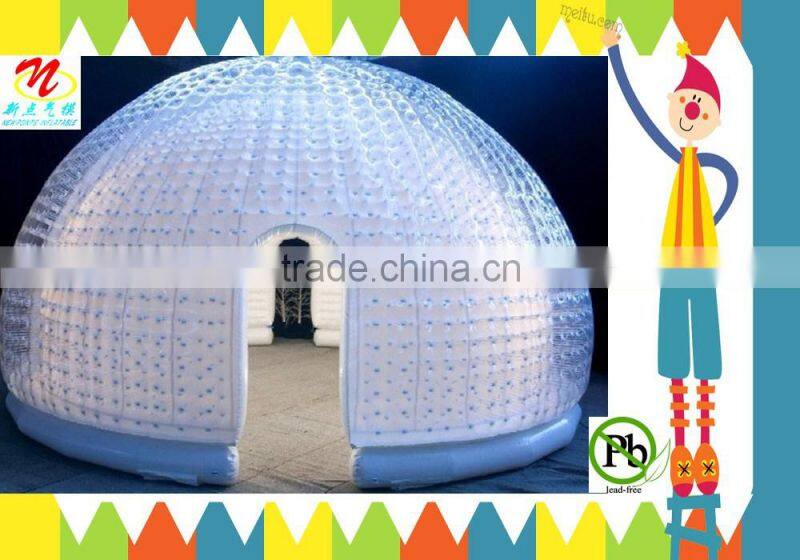Inflatable transparent tent with door, inflatable rentals,inflatable tents