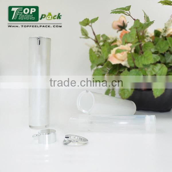 2015 Popular Luxury Acrylic Cosmetic Plastic Bottle with Pump Dispenser