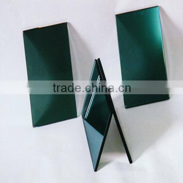 Light blue reflective glass for building