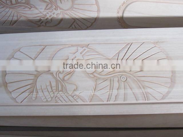 teesdale wood cheap UK style coffin