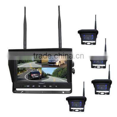 OEM/ODM 7 Inch Reverse Camera System Rearview Camera System 4ucam Wireless Backup Camera for Vehicle