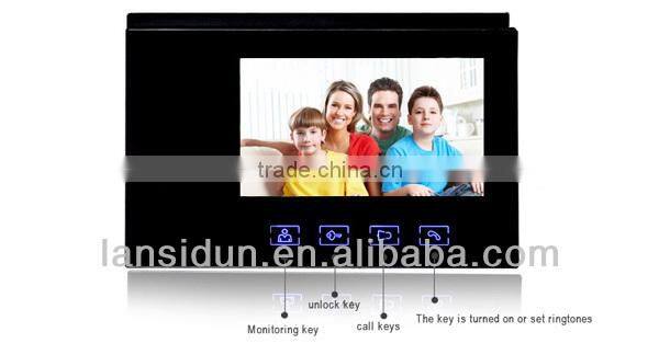 China new 7 inch ABS building video door intercom system