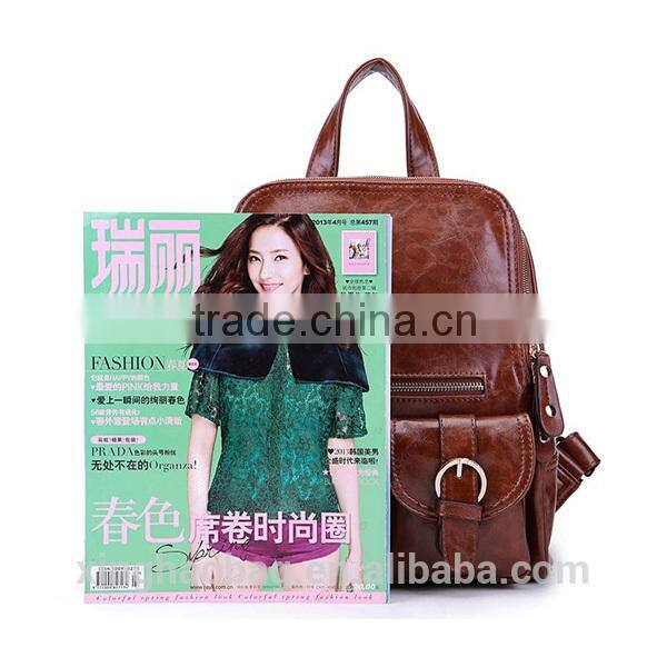 Wholesale girls leather backpack bags korean style backpack