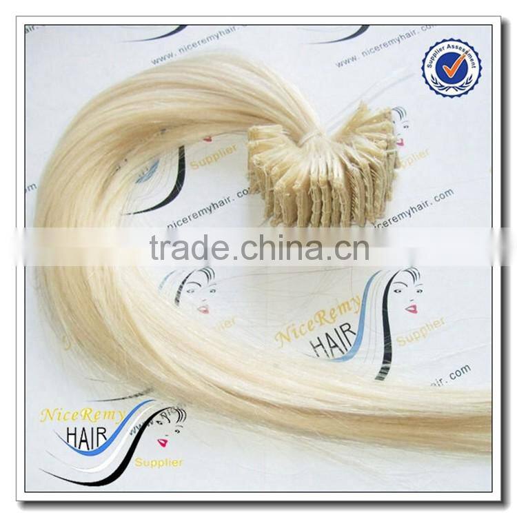 Wholesale Top quality 100% virgin human hair clip in hair extension single clip in blonde hair