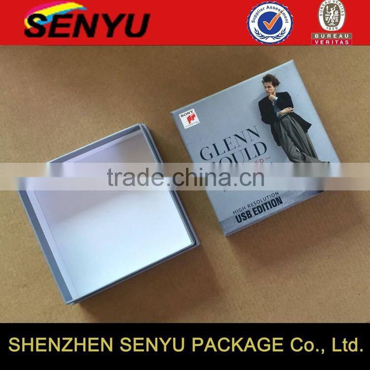 Foil Stamping Hard Cardboard Packaging Boxes Bottom and Lid