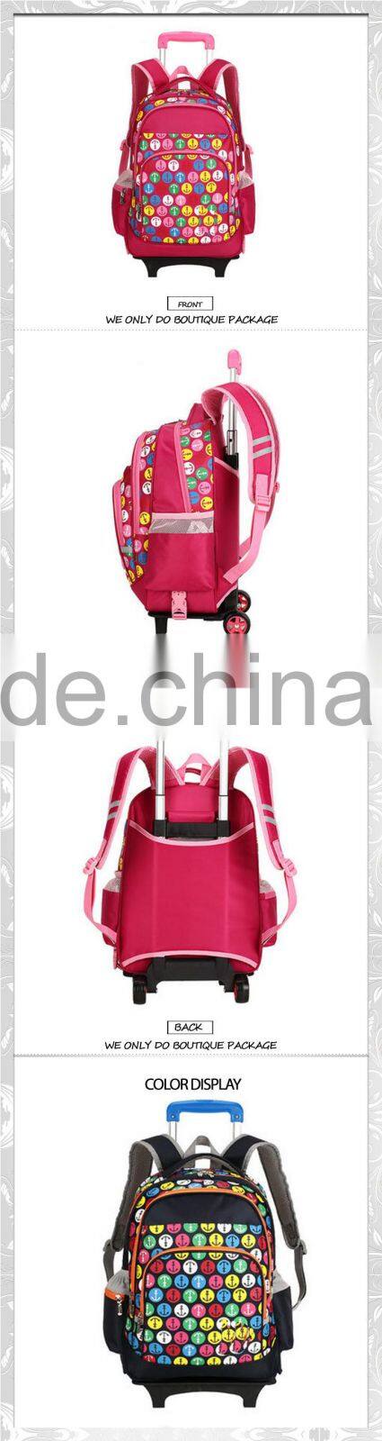 promotion trolley backpack cute trolley bag on sale