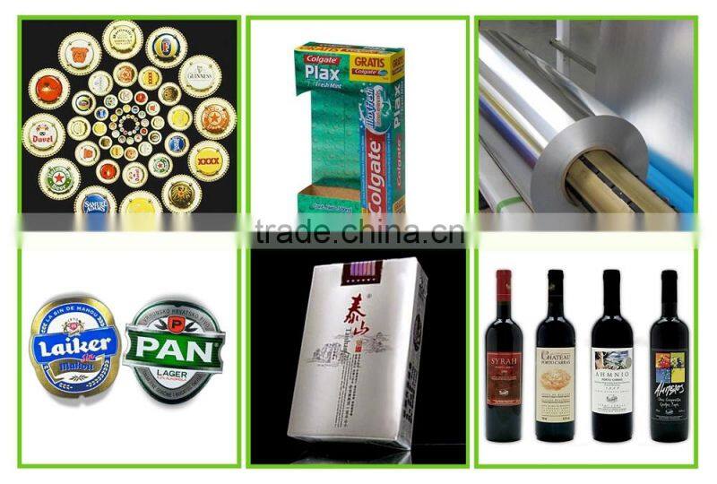 Metallized holographic paper, metallized hologram paper, metallized laser paper