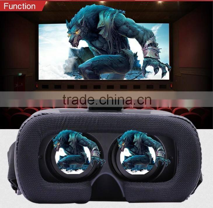 2016 hot new products 3.5-6 inch vido best 3d virtual reality glasses for andorid and iphone