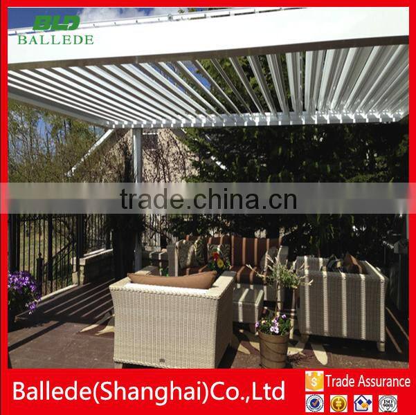 motor control retractable louver roof manufacturers