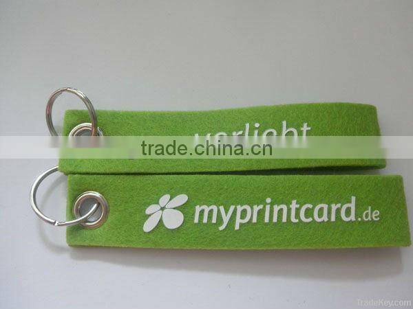 felt,polyester felt Material and felt keychains Type polyester felt keychain