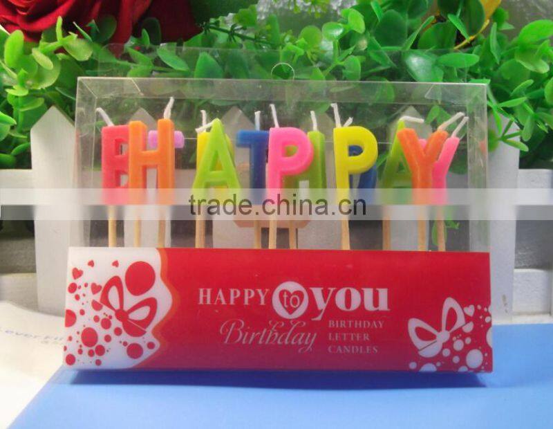 Alphabet Letter Candles