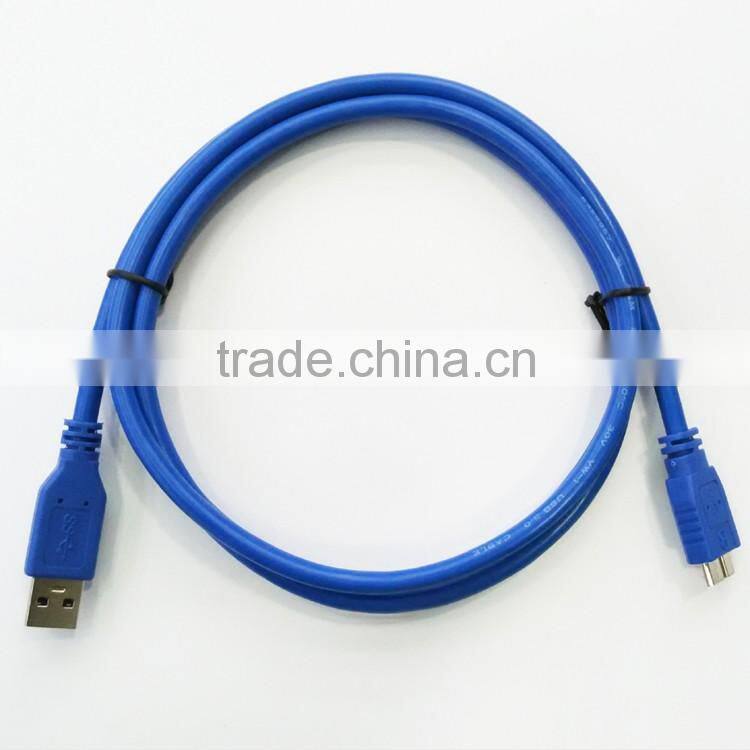 Factory price high speed data transfer 3.0 M/M USB to micro USB cable for mobile hard disk