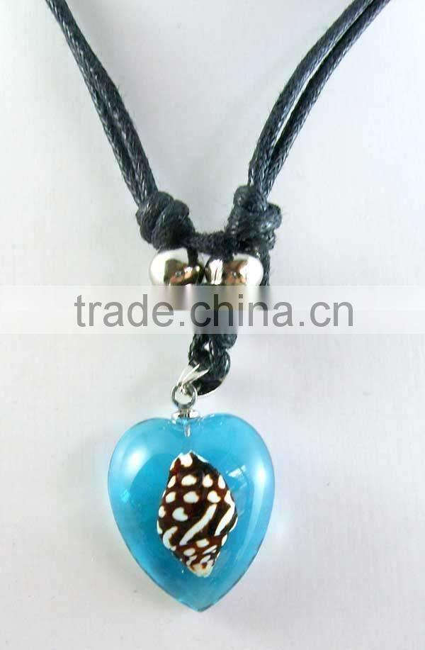 2015 Fashion Heart of Ocean Lucky Amber Necklace