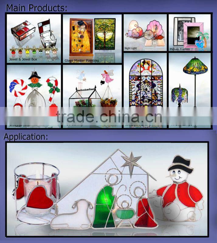 MX100007_Stained_Glass_Wall_Hanging_Craft_Decoration_Rose_Valentine_Gift