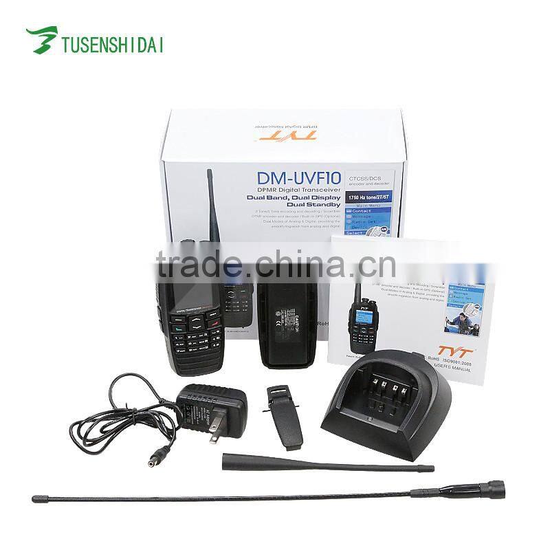 Dual Band VHF&UHF Two Way Radio TYT DM-UVF10 5W Walkie Talkie DPMR Digital Ham Transceiver