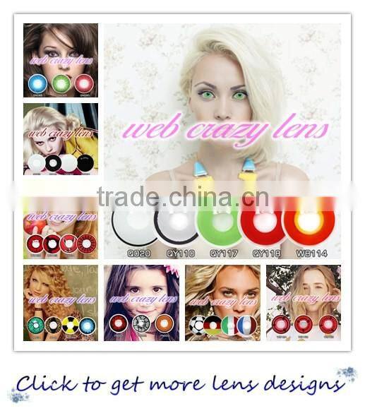 Hot selling Halloween contact lenses in 2016 Freshweb Wholesale Crazy contact lens supplier