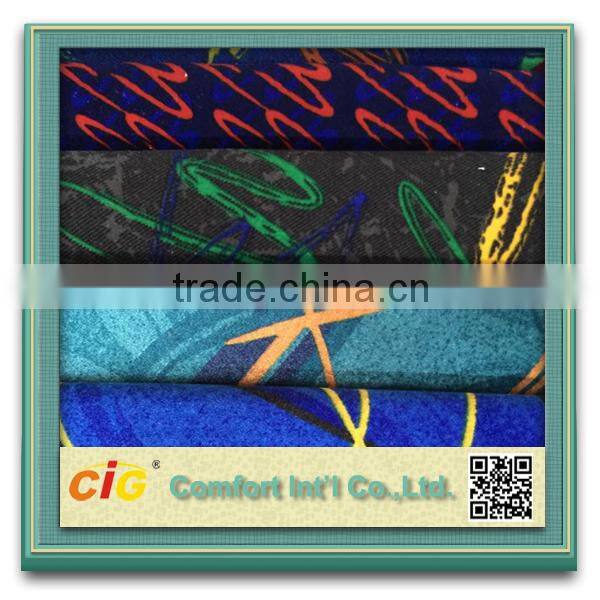 splash design screen printing auto fabric/bus fabric/car seat cover fabric