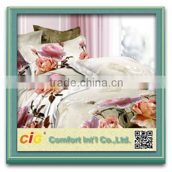 3d bedding set/bed sheet/comforter set