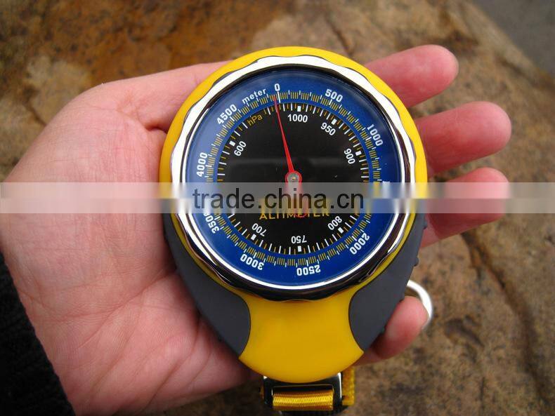 Outdoor sport 4 in 1 digital watch altimeter barometer with compass thermometer