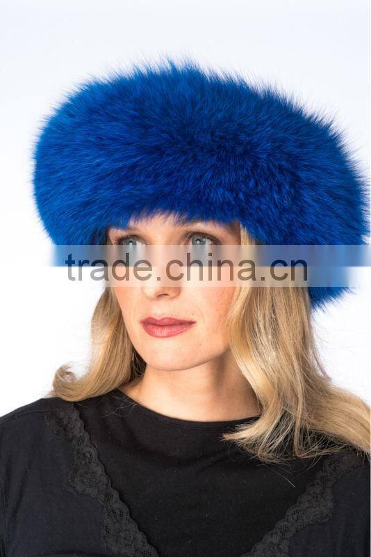 fox fur headband
