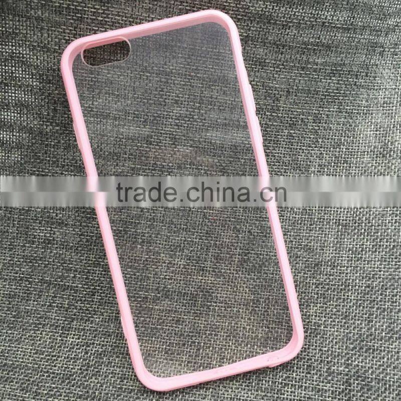 TPU BUMPER CLEAR HARD BACK MOBILE PHONE CASE FOR Iphone 6 6S Plus